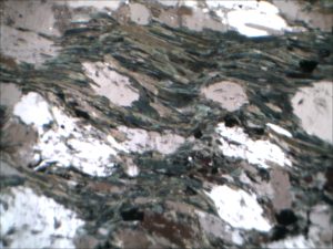 lame mince amphibolite