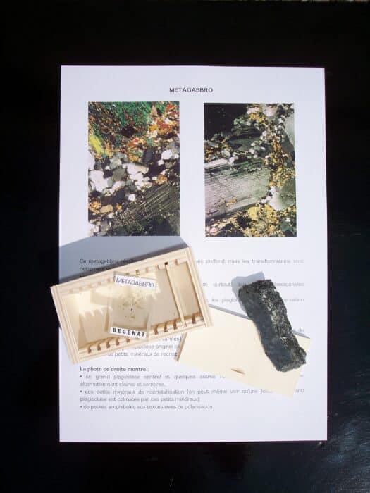 métagabbro à hornblende