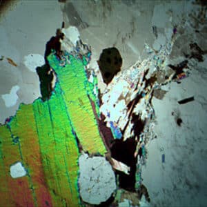 lame mince de granite à 2 micas