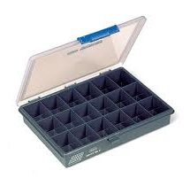 plastic box with 18 box
