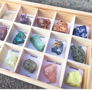 Collection de 18 minéraux