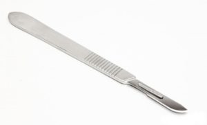 scalpel en inox