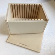 boîte plumier pour 12 lames de géologie (60x45mm)