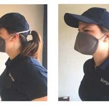 masque barrière en tissu lavable taille adulte