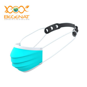 Adaptateur noir pour masque chirurgical