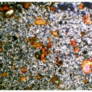 Lame mince de basalte