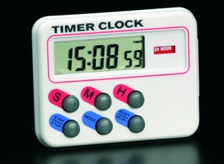 chronomètre à rebours 24H alarme-aimant-pince-pied