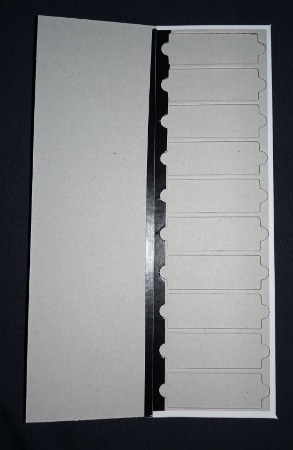 RANGEMENT CARTON RIGIDE PLAT POUR 10 PREPS