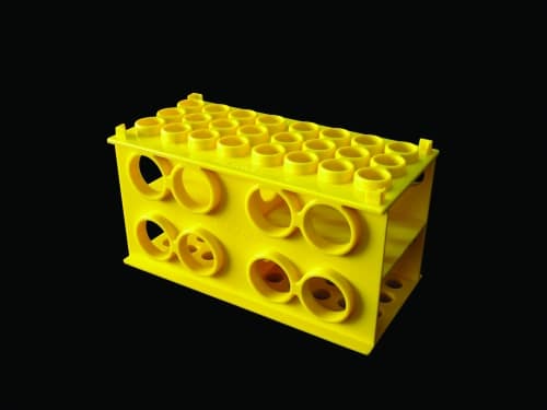 Portoir universel polypropylène 40 tubes Ø12